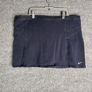 Vintage Y2k Nike Tennis Skort Athletic Wear Womens Size Large Blue Nike Swoosh